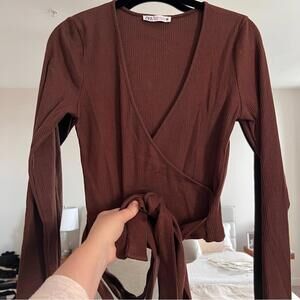 Zara Wrap Shirt